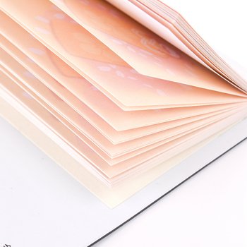 磁鐵直式便條紙-彩色印刷-8x5cm內頁50張彩色印刷便利貼_1